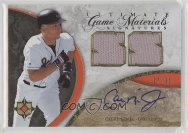 2006 Ultimate Collection - Ultimate Game Materials - Signatures #UGM-RC - Cal Ripken Jr. /35