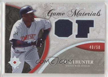 2006 Ultimate Collection - Ultimate Game Materials #UGM-HU - Torii Hunter /50