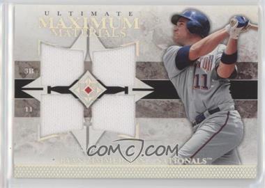 2006 Ultimate Collection - Ultimate Maximum Materials #UM-RZ - Ryan Zimmerman /25