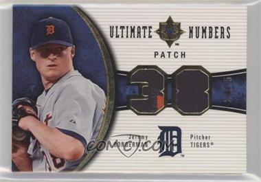 2006 Ultimate Collection - Ultimate Numbers - Patches #UN-BO - Jeremy Bonderman /35