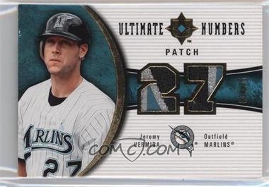 2006 Ultimate Collection - Ultimate Numbers - Patches #UN-JH - Jeremy Hermida /35