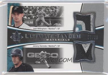 2006 Ultimate Collection - Ultimate Tandem Materials - Patches #UT-HW - Josh Willingham, Jeremy Hermida /35