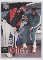 Ken Griffey Jr. (With Willie McCovey) [EX to NM]