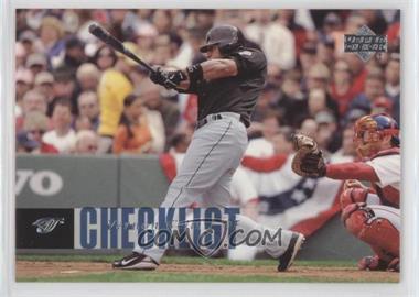 2006 Upper Deck - [Base] #874 - Checklist - Vernon Wells