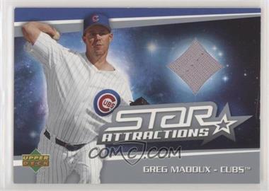 2006 Upper Deck - Star Attractions - Swatches #SA-GM - Greg Maddux [EX to NM]