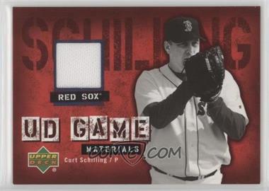 2006 Upper Deck - UD Game Materials #UD-CS - Curt Schilling