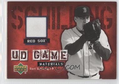 2006 Upper Deck - UD Game Materials #UD-CS - Curt Schilling