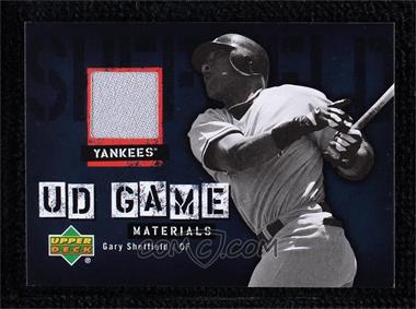 2006 Upper Deck - UD Game Materials #UD-GS - Gary Sheffield