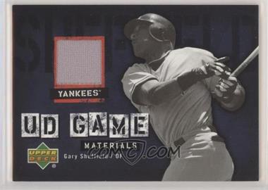 2006 Upper Deck - UD Game Materials #UD-GS - Gary Sheffield