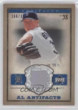 2006 Upper Deck Artifacts - AL Artifacts - Blue #AL-JB - Jeremy Bonderman /325