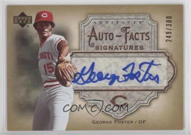 2006 Upper Deck Artifacts - Auto-Facts #AF-GF - George Foster /300
