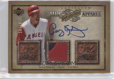 2006 Upper Deck Artifacts - MLB Apparel - Auto Patch #MLB-CK - Casey Kotchman /10