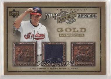 2006 Upper Deck Artifacts - MLB Apparel - Gold #MLB-GS - Grady Sizemore /150