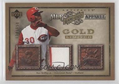 2006 Upper Deck Artifacts - MLB Apparel - Gold #MLB-KG - Ken Griffey Jr. /150