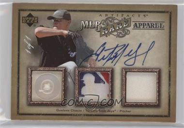 2006 Upper Deck Artifacts - MLB Apparel - Rare Autographs #MLB-GC - Gustavo Chacin /1