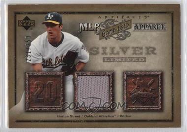 2006 Upper Deck Artifacts - MLB Apparel - Silver #MLB-HS - Huston Street /250