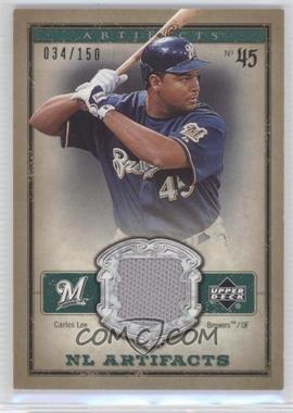 2006 Upper Deck Artifacts - NL Artifacts - Green #NL-LE - Carlos Lee /150