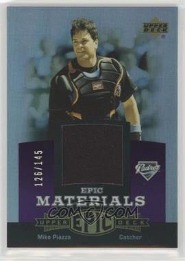 2006 Upper Deck Epic - Materials - Dark Purple #EM-MP2 - Mike Piazza /145