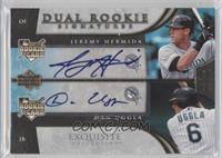 Dual Rookie Signatures - Jeremy Hermida, Dan Uggla #/30