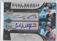 Dual Rookie Signatures - Cody Ross, Josh Willingham #/30