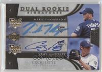 Dual Rookie Signatures - Mike Thompson, Clay Hensley #/30