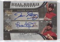 Dual Rookie Signatures - Taylor Buchholz, Fernando Nieve #/30