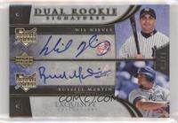 Dual Rookie Signatures - Wil Nieves, Russell Martin #/30