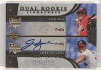 Dual Rookie Signatures - Ken Ray, Joey Devine #/30