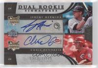 Dual Rookie Signatures - Jeremy Hermida, Chris Denorfia #/55