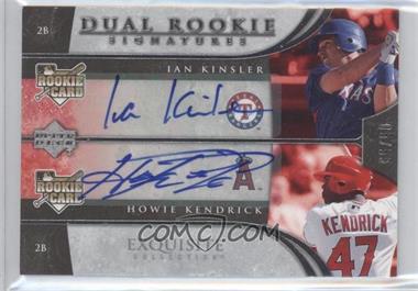 2006 Upper Deck Exquisite Collection - [Base] #41 - Dual Rookie Signatures - Ian Kinsler, Howie Kendrick /55