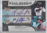 Dual Rookie Signatures - Hanley Ramirez, Josh Willingham #/55