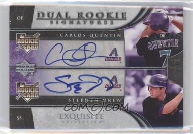 2006 Upper Deck Exquisite Collection - [Base] #63 - Dual Rookie Signatures - Carlos Quentin, Stephen Drew /55