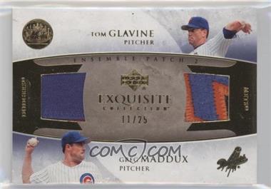 2006 Upper Deck Exquisite Collection - Ensemble Patch 2 #EP2-GM - Tom Glavine, Greg Maddux /25