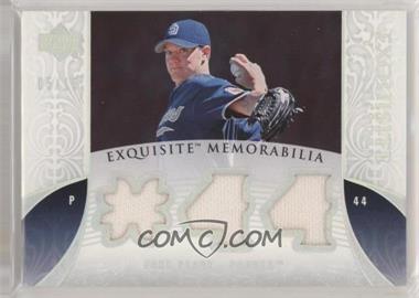 2006 Upper Deck Exquisite Collection - Exquisite Memorabilia - Silver Holofoil #EM-JP2 - Jake Peavy /15 [EX to NM]