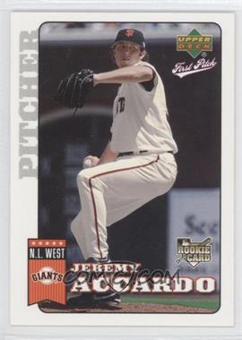 2006 Upper Deck First Pitch - [Base] #170 - Jeremy Accardo