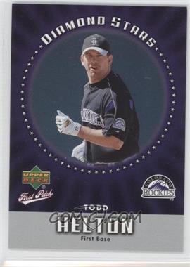 2006 Upper Deck First Pitch - Diamond Stars #DS-12 - Todd Helton