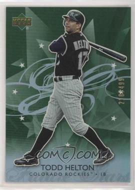 2006 Upper Deck Future Stars - [Base] - Green #23 - Todd Helton /499