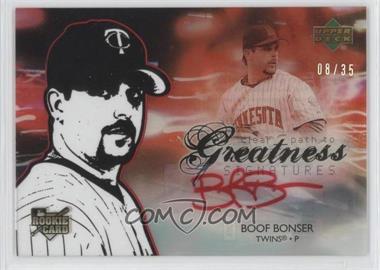 2006 Upper Deck Future Stars - [Base] - Red Ink #81 - Clear Path to Greatness Signatures - Boof Bonser /35