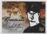 Clear Path to Greatness Signatures - Matt Cain