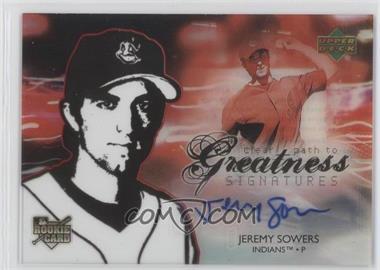 2006 Upper Deck Future Stars - [Base] #131 - Clear Path to Greatness Signatures - Jeremy Sowers