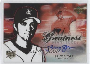 2006 Upper Deck Future Stars - [Base] #131 - Clear Path to Greatness Signatures - Jeremy Sowers