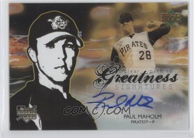 2006 Upper Deck Future Stars - [Base] #132 - Clear Path to Greatness Signatures - Paul Maholm