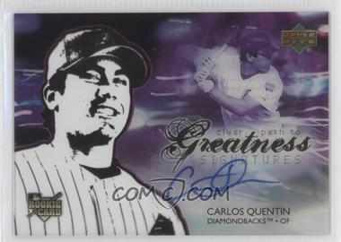 2006 Upper Deck Future Stars - [Base] #143 - Clear Path to Greatness Signatures - Carlos Quentin