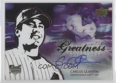 2006 Upper Deck Future Stars - [Base] #143 - Clear Path to Greatness Signatures - Carlos Quentin