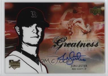 2006 Upper Deck Future Stars - [Base] #147 - Clear Path to Greatness Signatures - Jon Lester