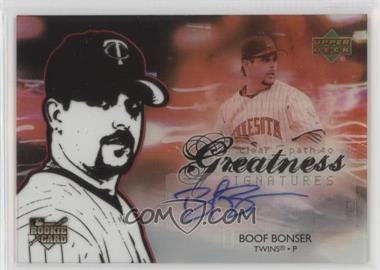 2006 Upper Deck Future Stars - [Base] #81 - Clear Path to Greatness Signatures - Boof Bonser