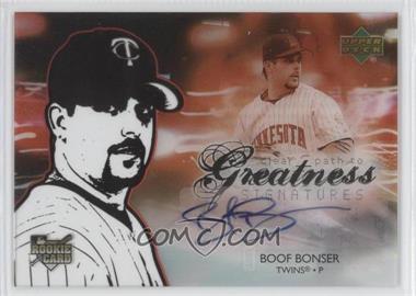 2006 Upper Deck Future Stars - [Base] #81 - Clear Path to Greatness Signatures - Boof Bonser
