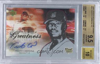 2006 Upper Deck Future Stars - [Base] #94 - Clear Path to Greatness Signatures - Fausto Carmona [BGS 9.5 GEM MINT]