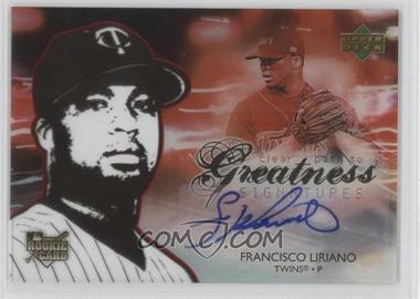 2006 Upper Deck Future Stars - [Base] #96 - Clear Path to Greatness Signatures - Francisco Liriano