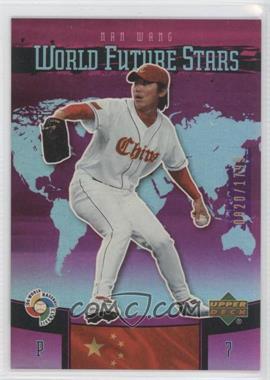 2006 Upper Deck Future Stars - World Future Stars - Purple #WBC-2 - Nan Wang /1799